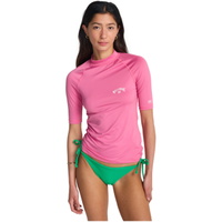 Womens Tropical Surf Short Sleeve Rash Vest